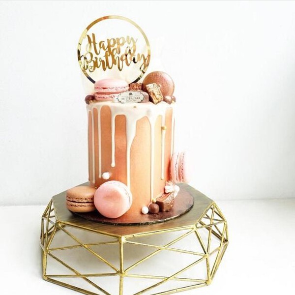 Rose Gold Cake